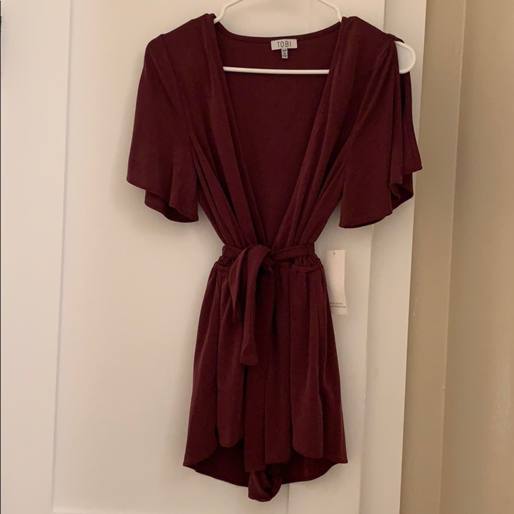 Tobi wine romper